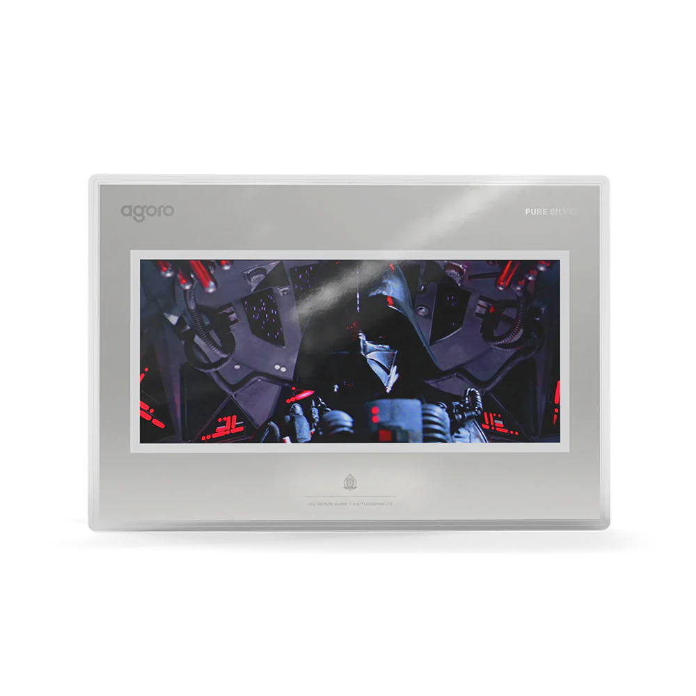 Star Wars Storyboard Art Darth Vader Trench Run 1oz Silver Collectible Foil