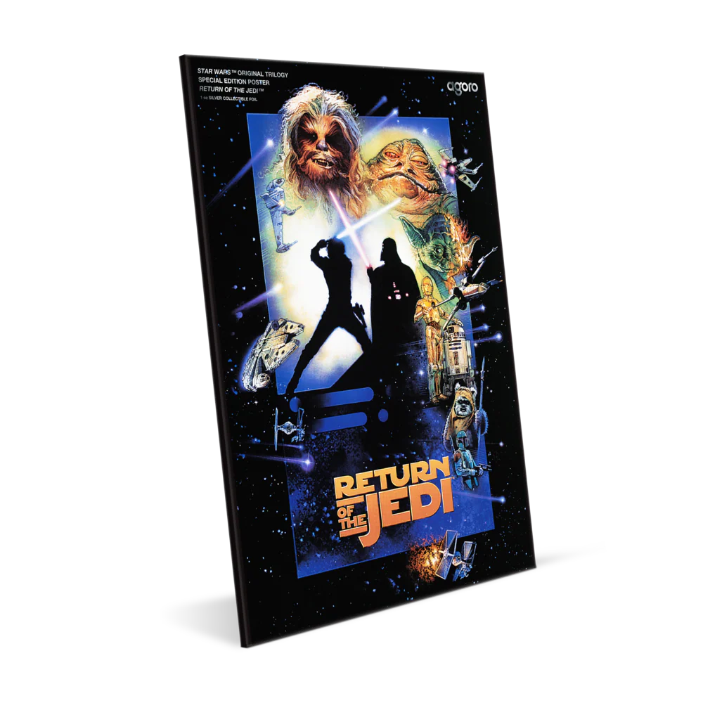 Star Wars Special Edition Poster - Return of the Jedi 1oz Silver Collectible Foil