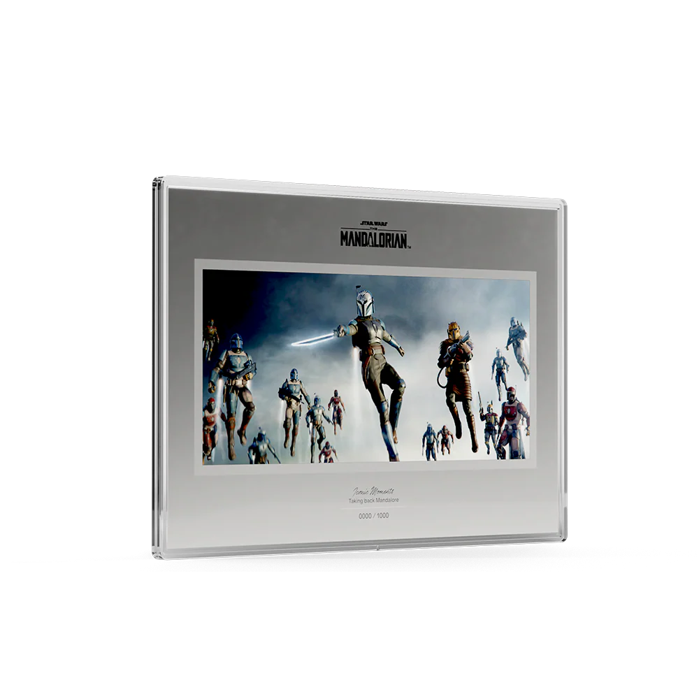 Star Wars: The Mandalorian Taking back Mandalore 1oz Silver Collectible Foil