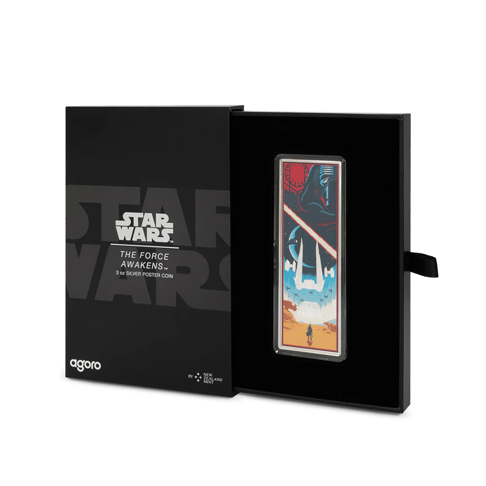Star Wars The Force Awakens 3oz Silver Collectible Coin