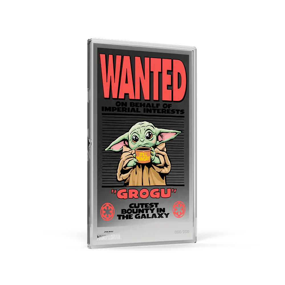 Star Wars: The Mandalorian Wanted: Grogu 5g Silver Collectible Foil
