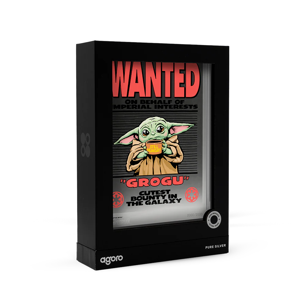 Star Wars: The Mandalorian Wanted: Grogu 5g Silver Collectible Foil