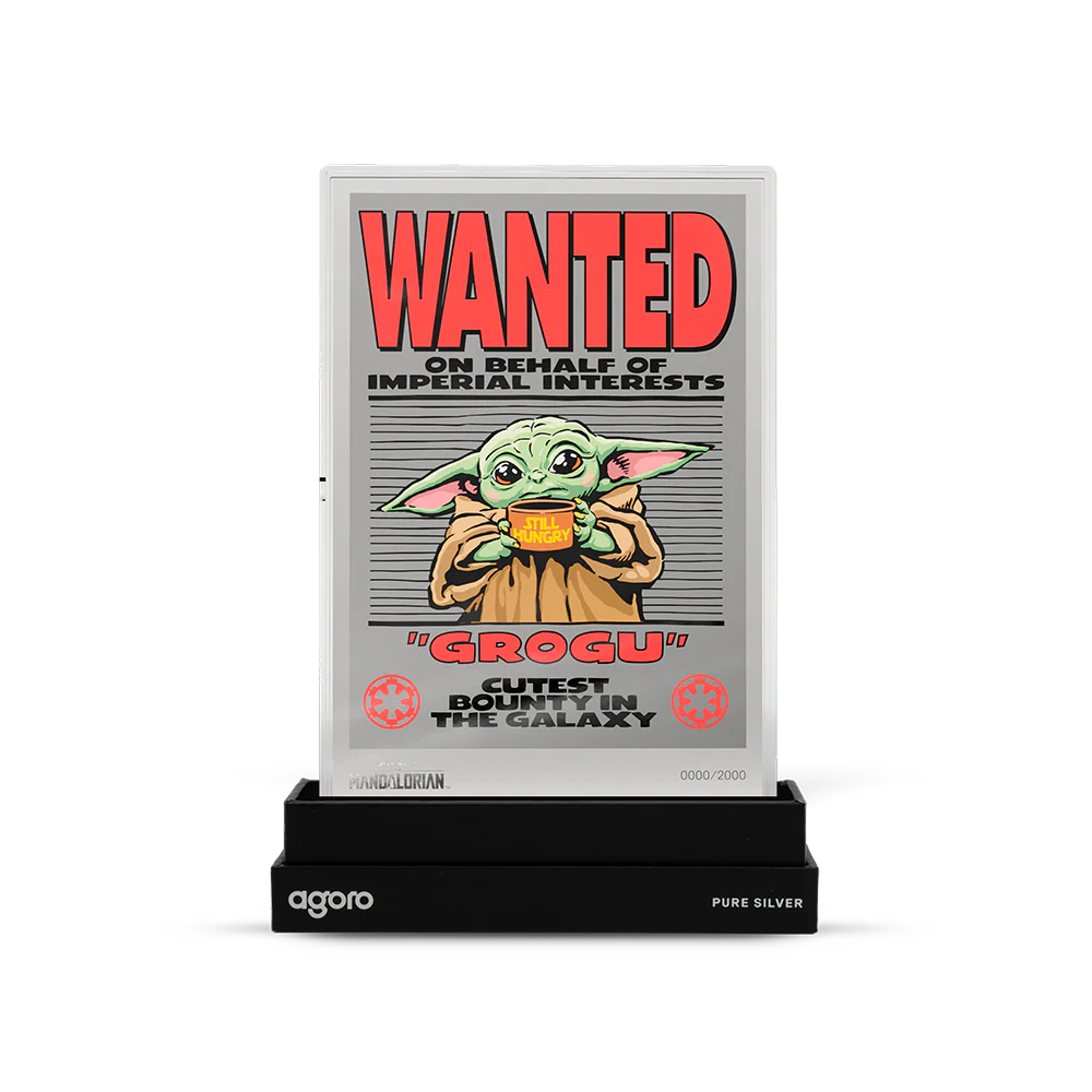Star Wars: The Mandalorian Wanted: Grogu 5g Silver Collectible Foil