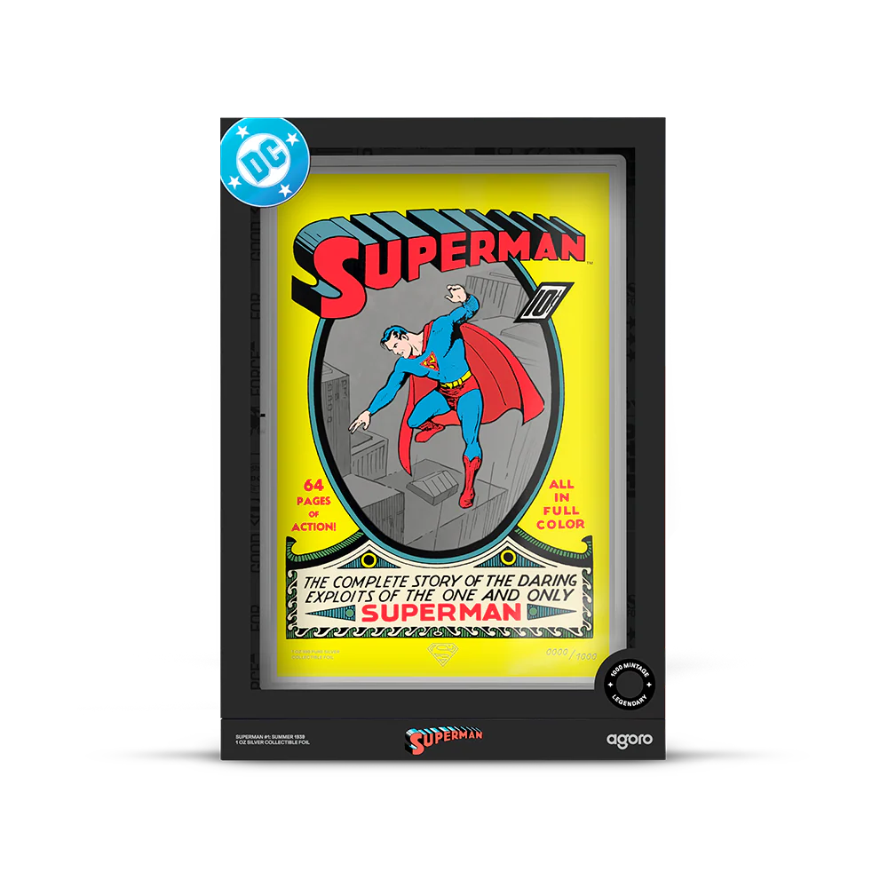 Superman #1: Summer 1939 1oz Silver Foil
