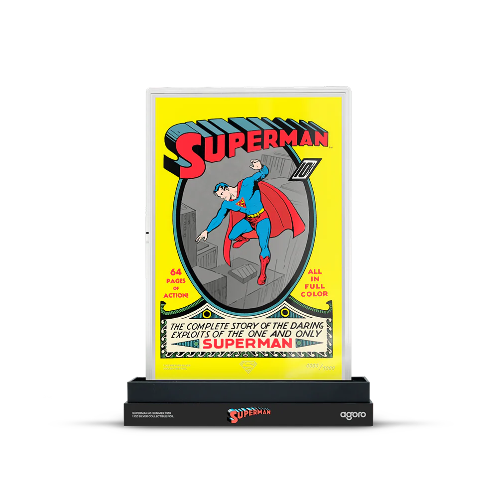 Superman #1: Summer 1939 1oz Silver Foil