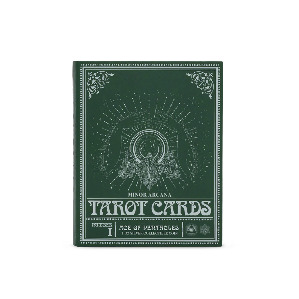 Tarot Cards - Ace of Pentacles 1oz Silver Coin