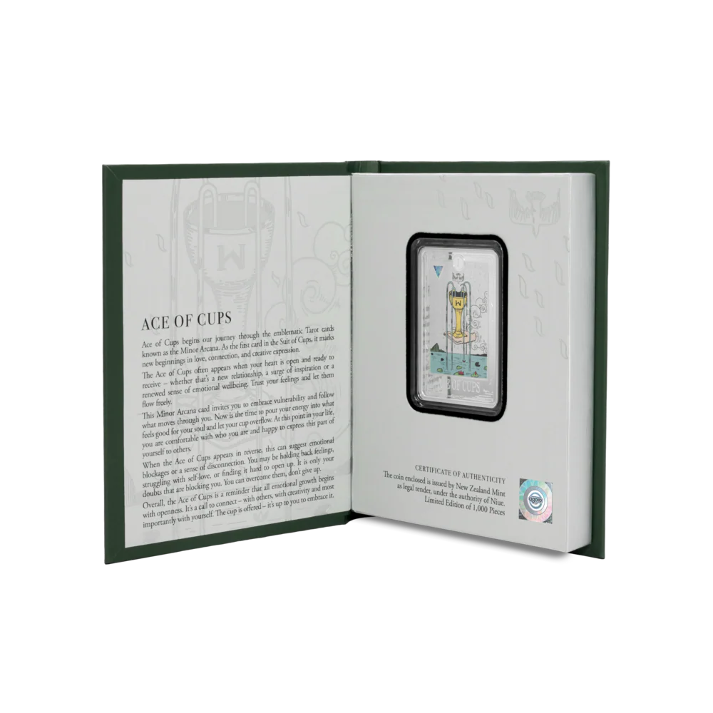 Tarot Cards - Ace of Cups 1oz Silver Collectible Coin