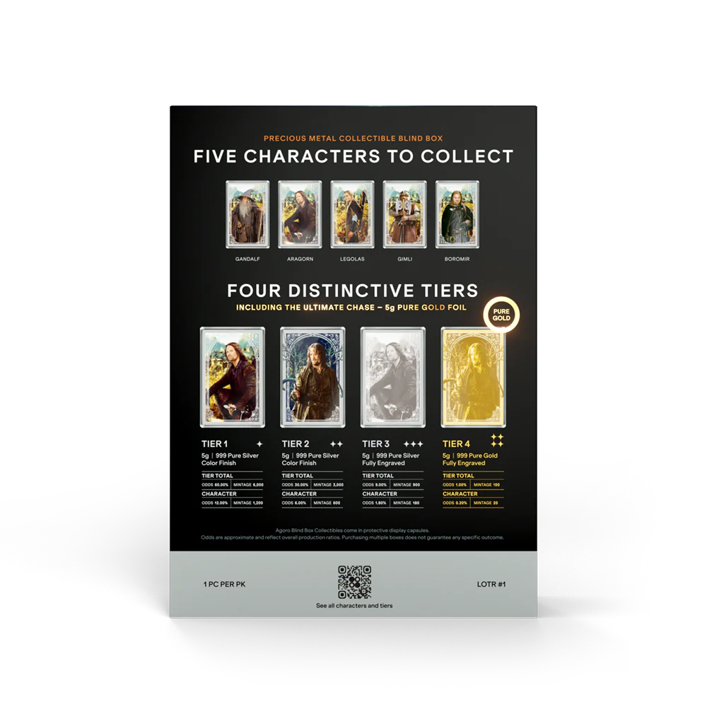 Lord of the Rings Blind Box 5g Foil Blind Box