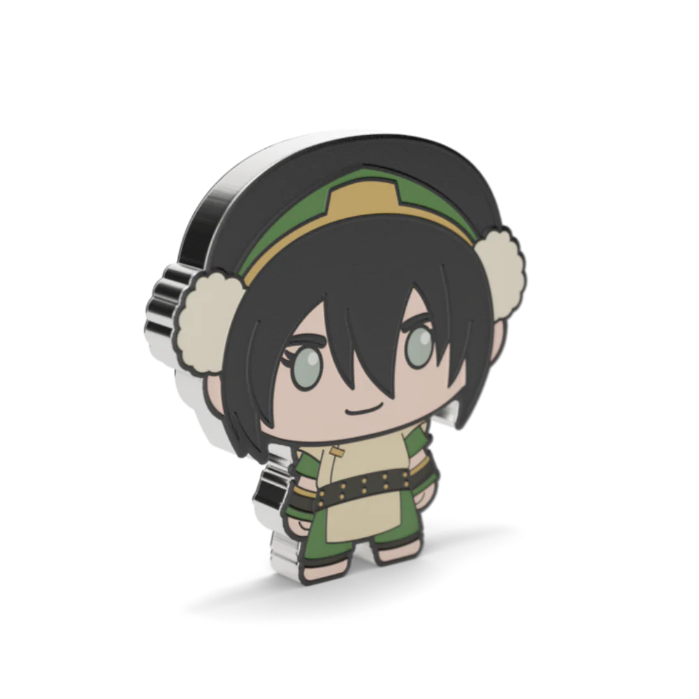 Avatar The Last Airbender - Toph Chibi 1oz Silver Chibi Coin