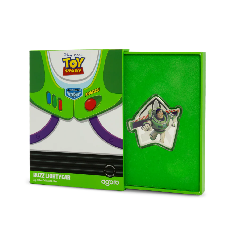 Disney Pixar Toy Story (1995) 30th Anniversary - Buzz 1oz Silver Collectible Coin