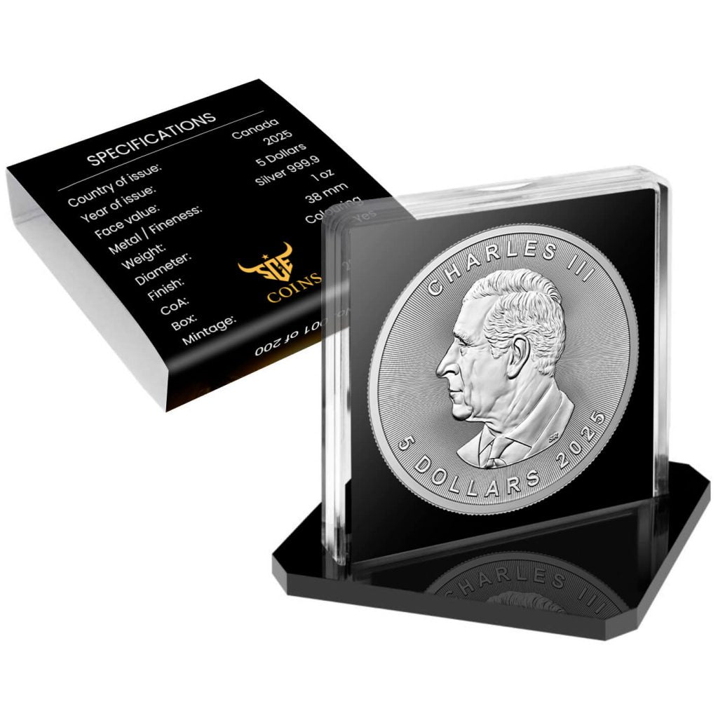 Pope Francis Welcome Home 2025 Canada 1oz Silver $5 Coloured Coin