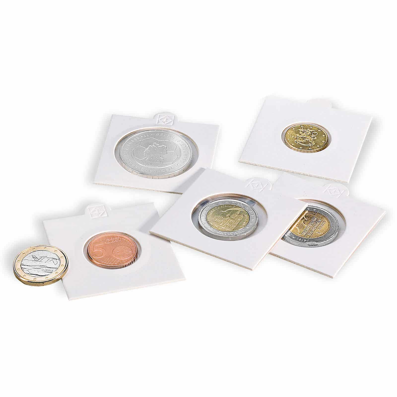 Lighthouse Matrix Self-Adhesive Coin Holder 22.5mm (Pack of 100)
