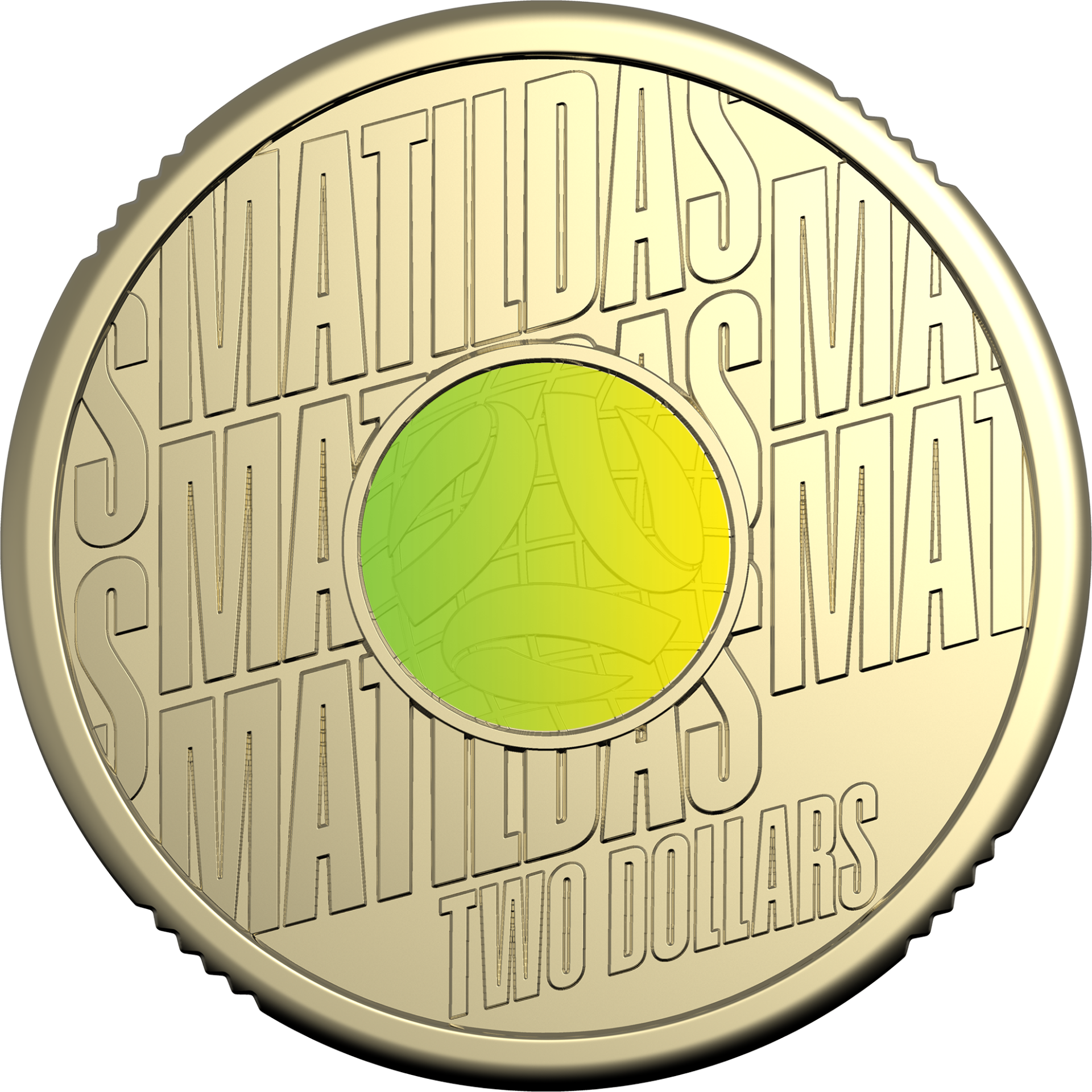 Re-stocked: MATILDAS 2026 $2 COLOURED UNCIRCULATED COIN IN CARD