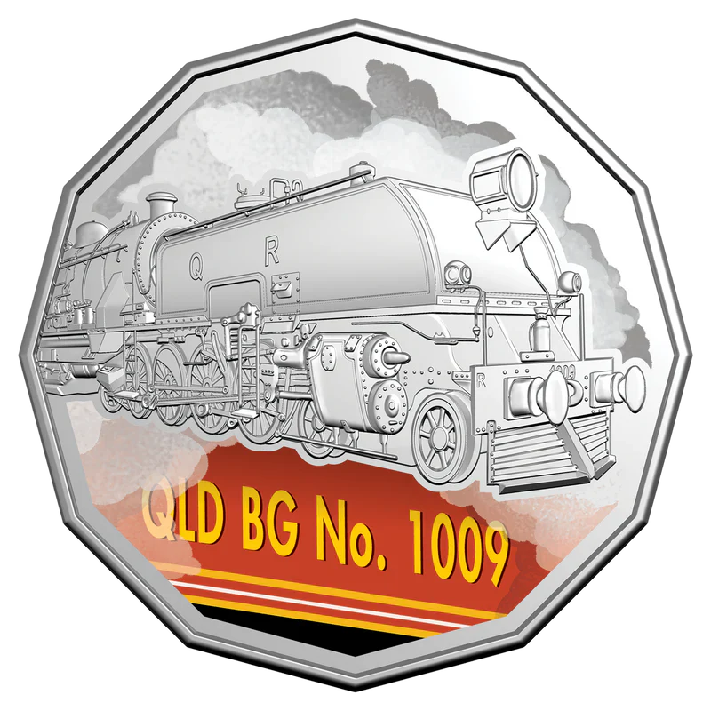 The Last of Its Kind: Queensland's No. 1009 Now on a 50c Coin