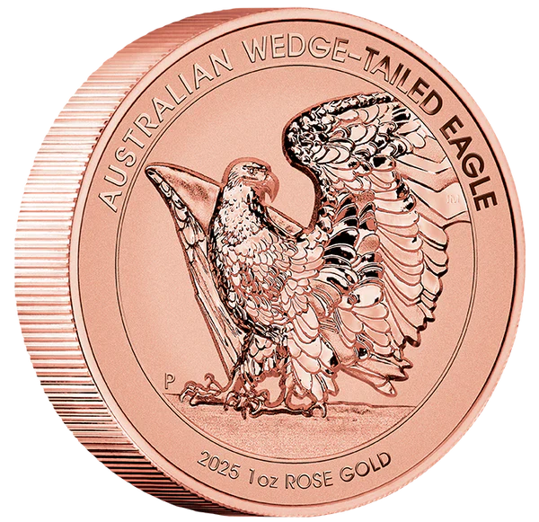 A Piece of Australian Heritage: The 2025 Rose Gold Wedge-Tailed Eagle Coin