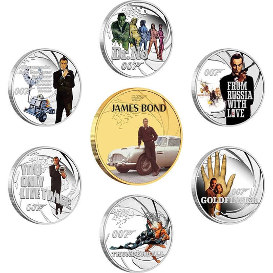 A Timeless Bond: The Sean Connery Silver Proof Seven-Coin Collection