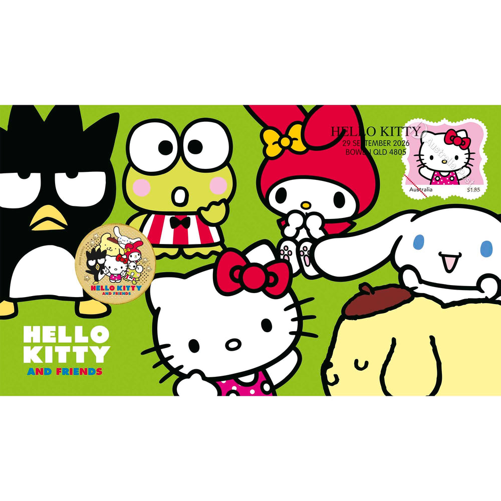 Everyone’s Invited: The Hello Kitty and Friends 2026 Stamp and Coin Co