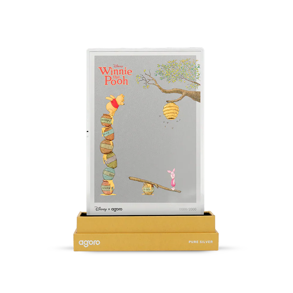 This is close to selling out: Winnie the Pooh - Winnie & Piglet 5g Silver Collectible Foil