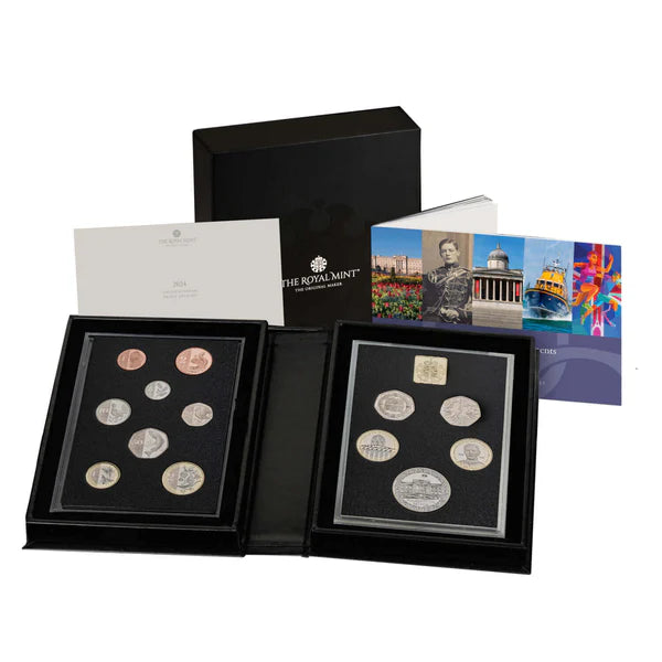 Celebrate King Charles coming to Australia with: The 2024 United Kingdom Proof Coin Set