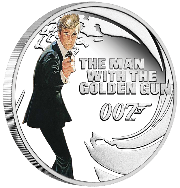 James Bond Roger Moore Silver Proof Eight-Coin Collection