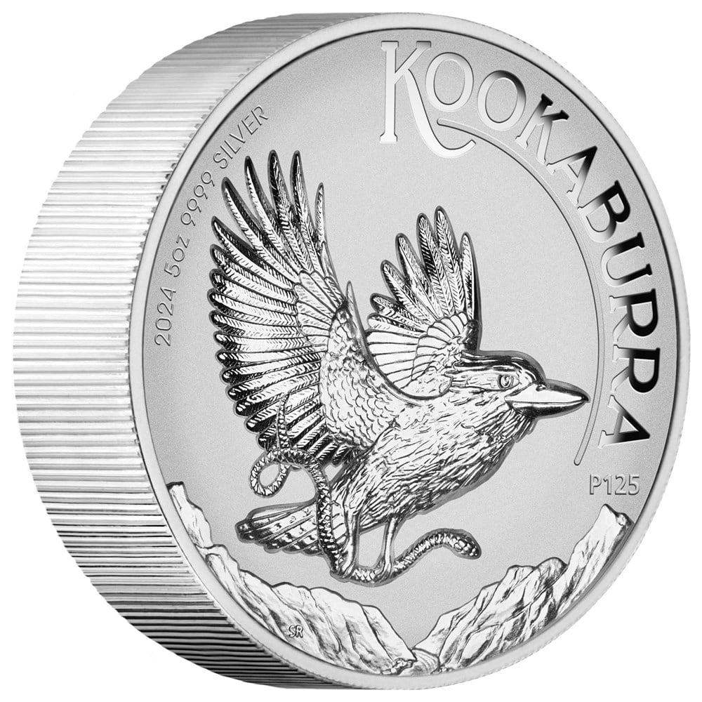 Australian Kookaburra 2024 5oz Silver Proof High Relief Incused Coin