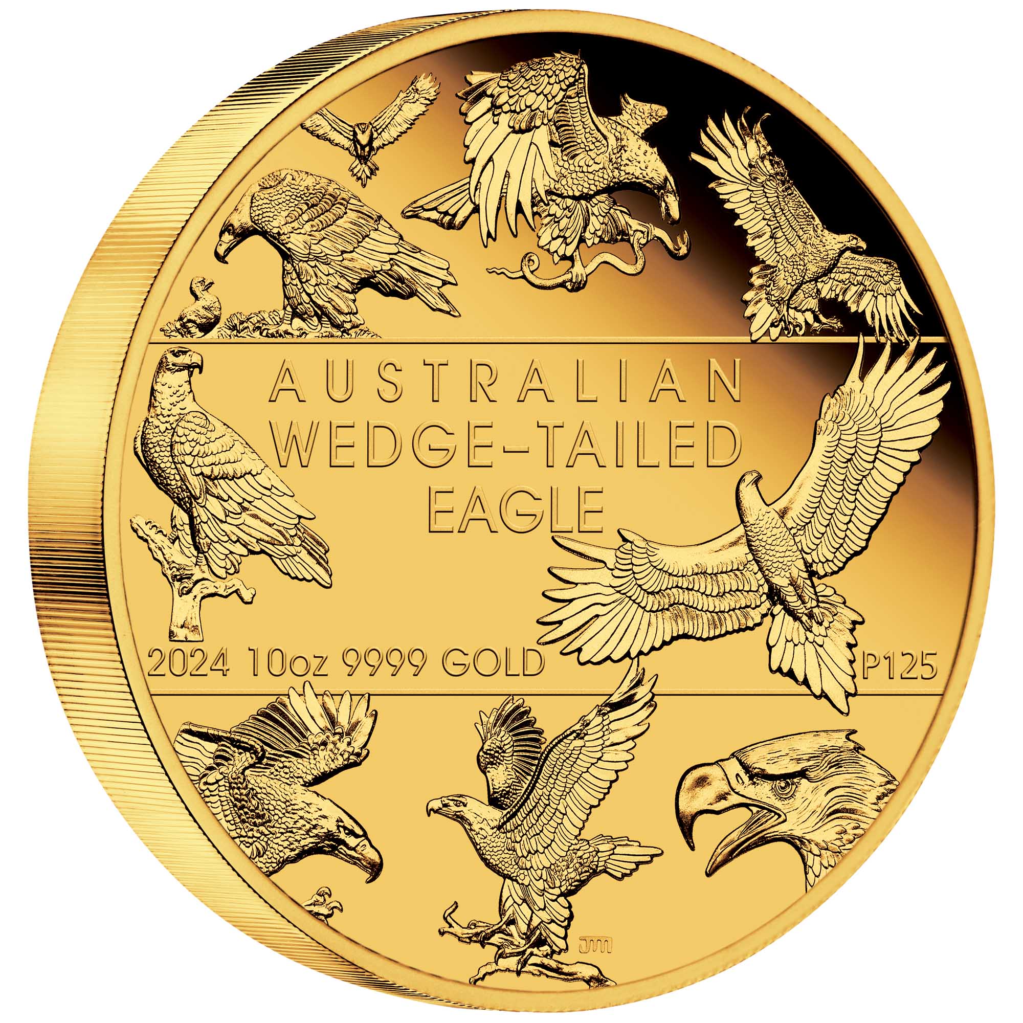 Australian Wedge-Tailed Eagle 10th Anniversary 2024 10oz Gold Proof Coin