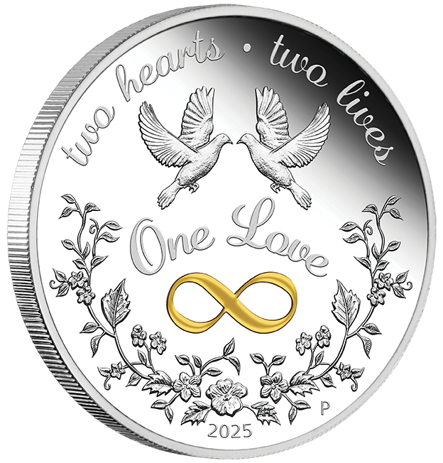 One Love 2025 1oz Silver Proof Coloured Coin