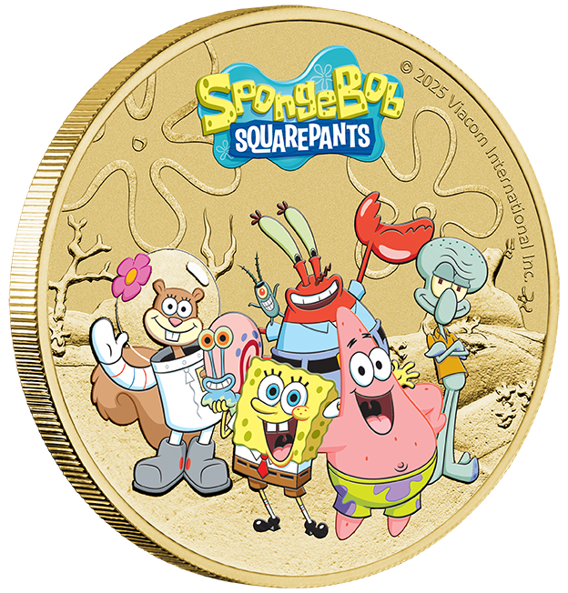 SpongeBob SquarePants & Friends 2025 Collector Coin In Card