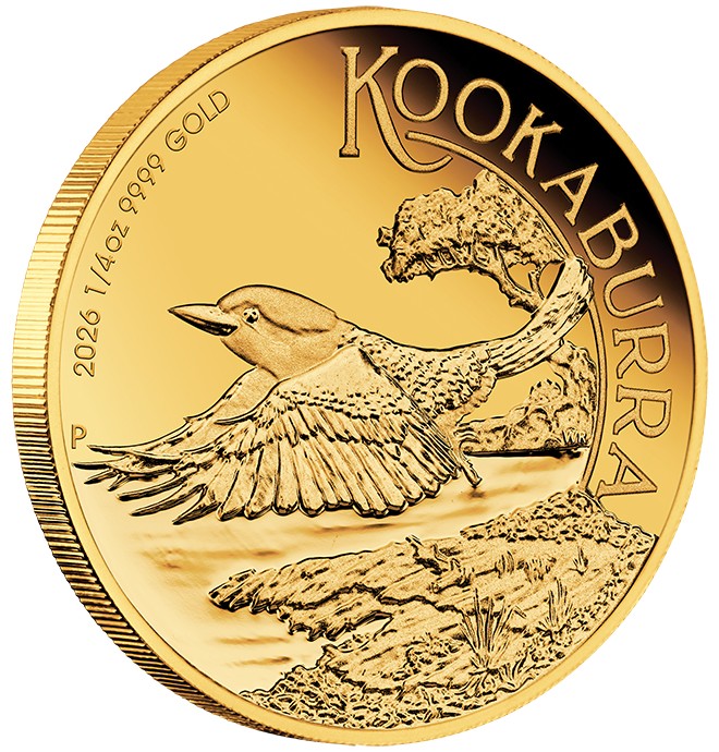 Australian Kookaburra 2026 1/4oz Gold Proof Coin