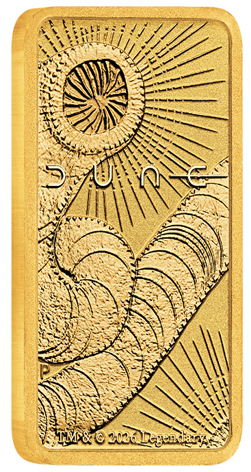 Dune 2026 1g Gold Minted Bar