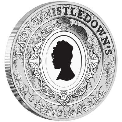 Bridgerton - Lady Whistledown 2026 1oz Silver Coloured Coin