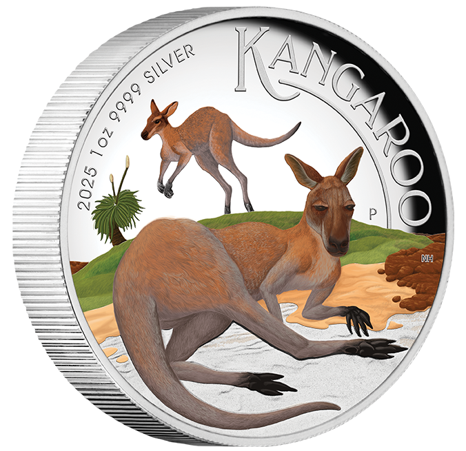 Australian Kangaroo 2025 1oz Silver Proof High Relief Coin