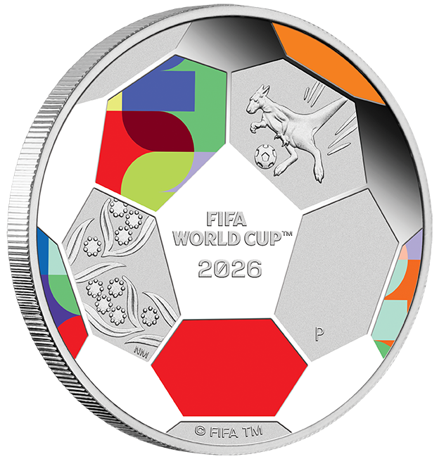 FIFA World Cup 2026 1/2oz Silver Proof Coloured Coin