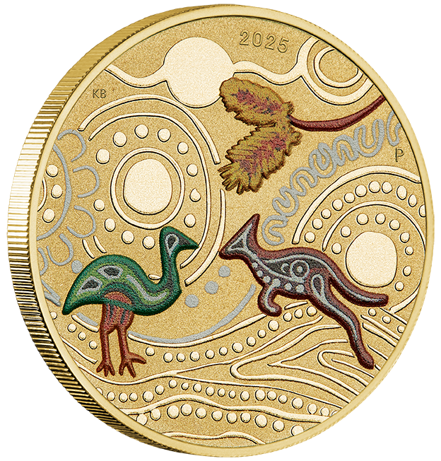 Ngana Nyitting Green Emu 2025 Stamp & Coin Cover