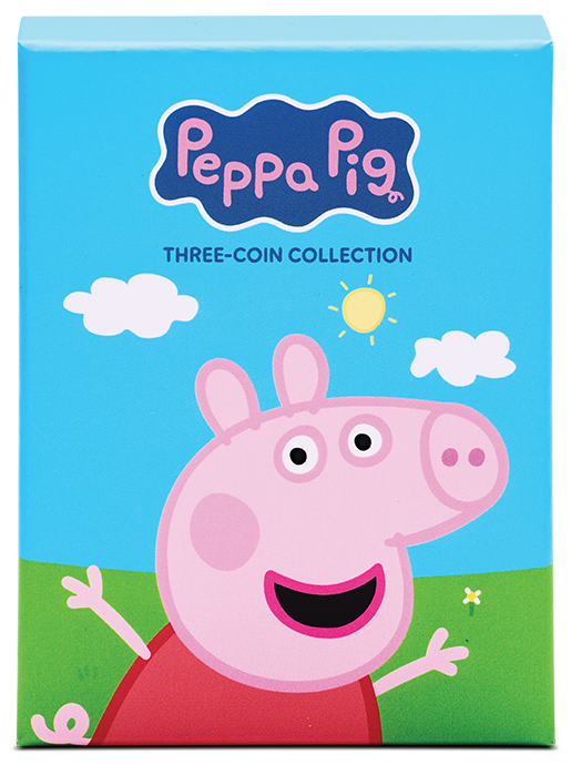 Peppa Pig - Friends 2026 Collector Coins in Cards (Three-Coin Set)