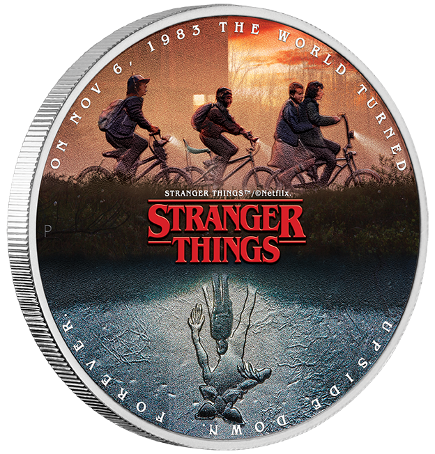 Stranger Thing - The Upside Down 2026 1oz Silver Coloured Coin