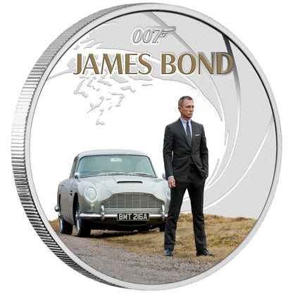 James Bond Daniel Craig 2024 1oz Silver Proof Coloured Coin