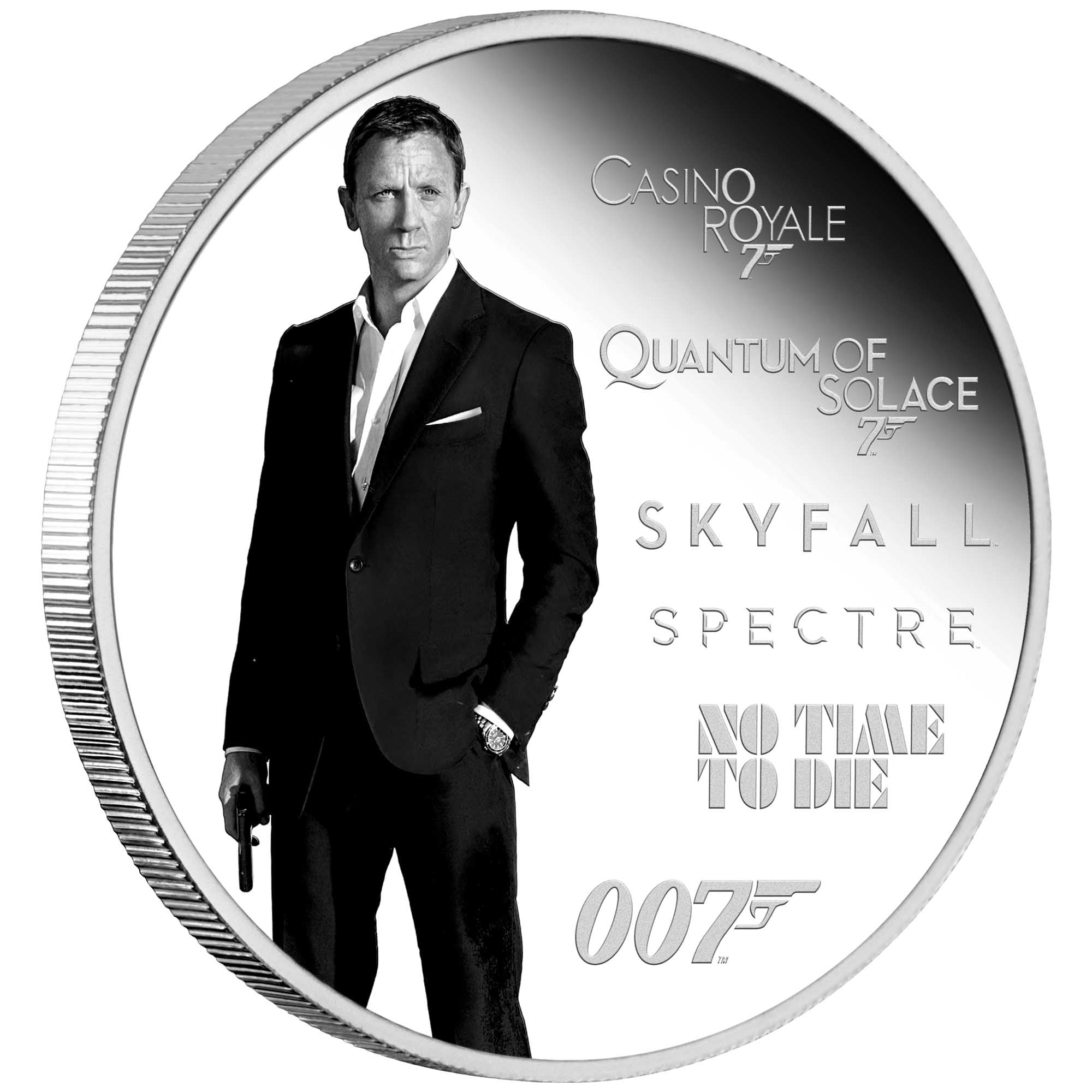 James Bond Legacy Series 5th Issue 2024 1oz Silver Proof Coloured Coin