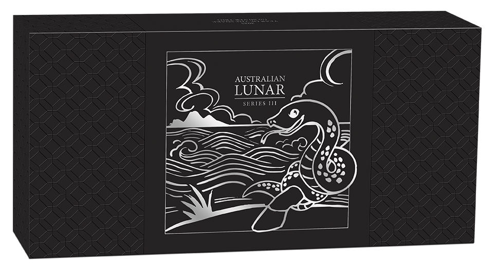 Australian Lunar Series III 2025 Year of the Snake 1oz Silver Trio