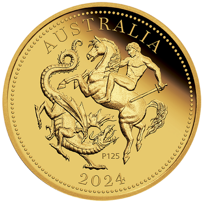 The Perth Mint’s 125th Anniversary Australia Sovereign 2024 Gold Proof Five-Coin Set