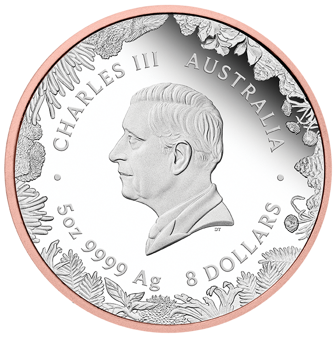 Wonders of Australia Kangaroo 2026 5oz Silver Proof Double Gilded Coin