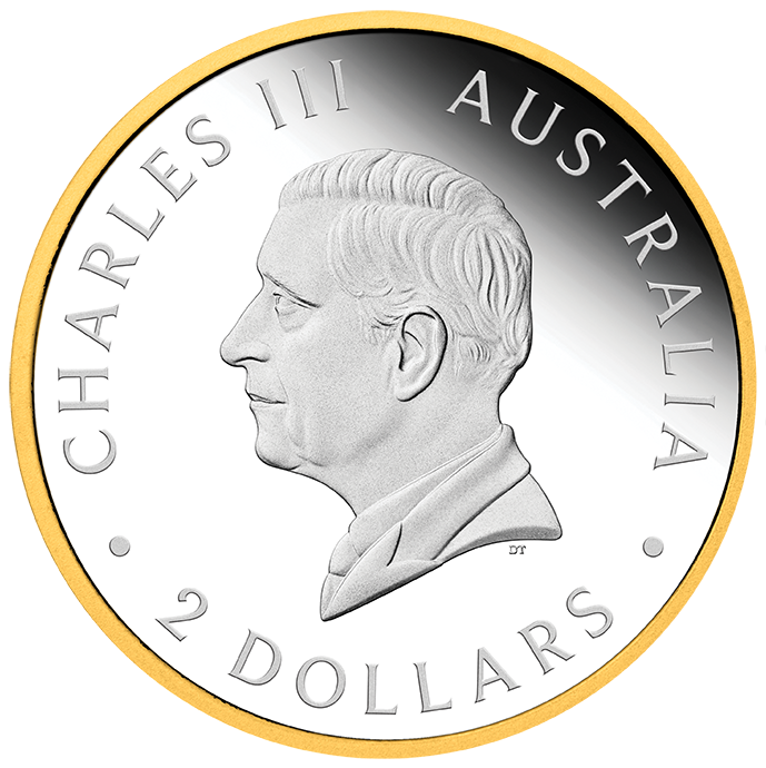 Wedge Tailed Eagle 2026 2oz Silver Enhanced Reverse Proof Ultra High Relief Gilded Coin