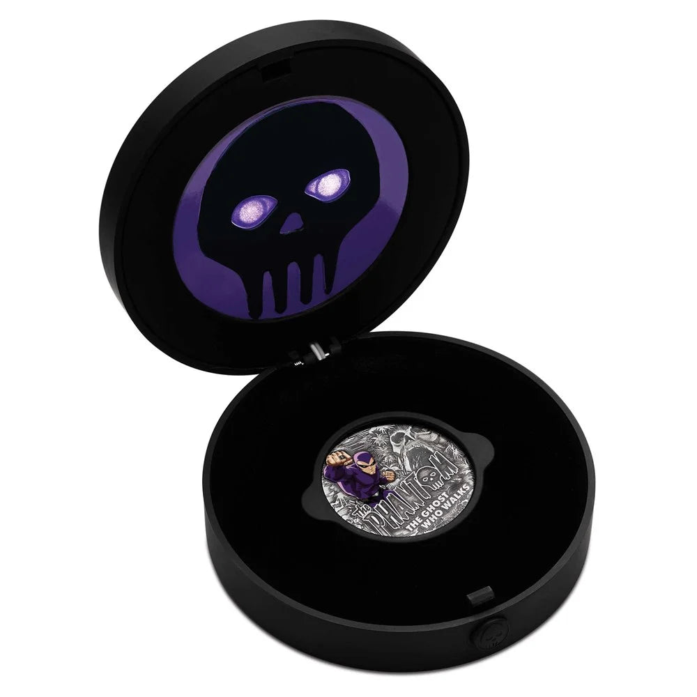 The Phantom 2023 2oz Silver Antiqued Coloured Coin