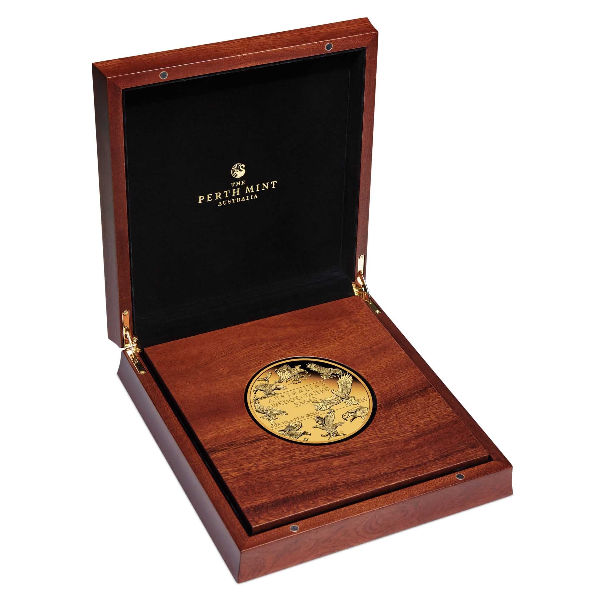 Australian Wedge-Tailed Eagle 10th Anniversary 2024 10oz Gold Proof Coin