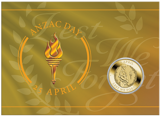 Anzac Day 2025 Coin in Card