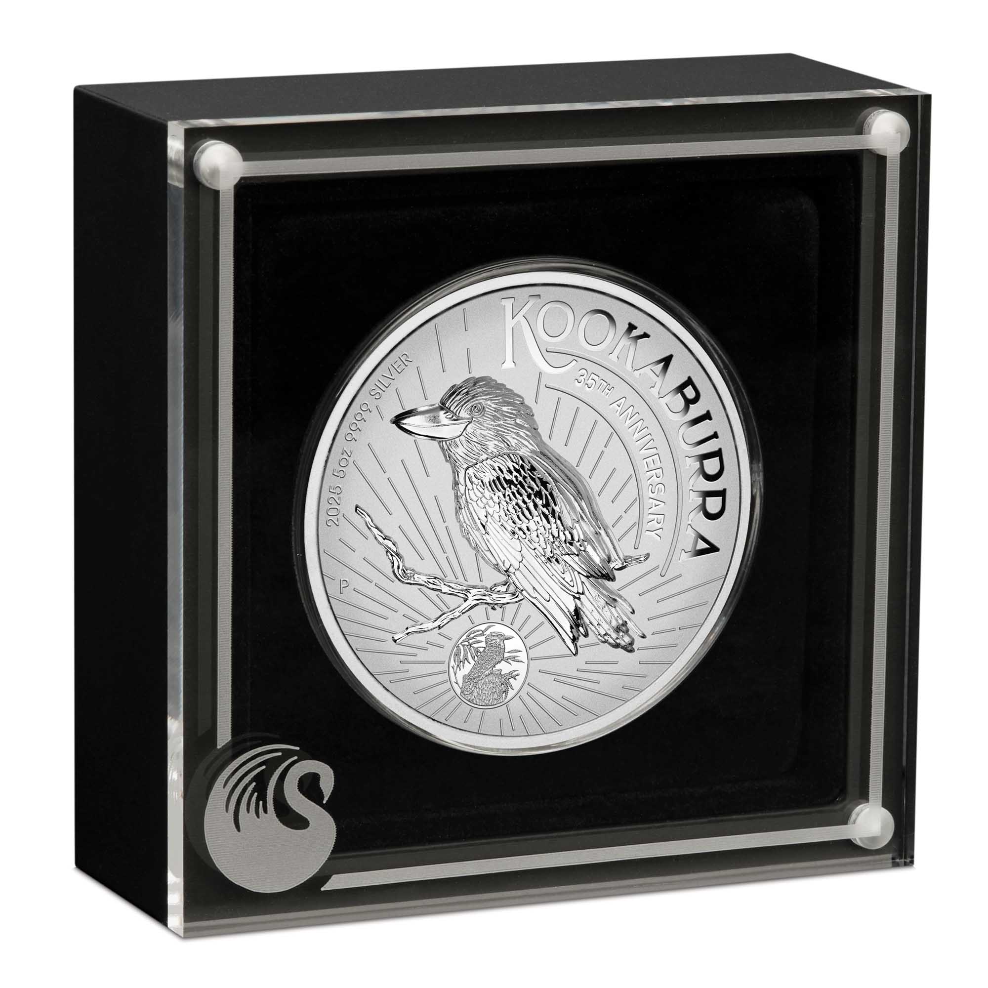 Australian Kookaburra 35th Anniversary 2025 5oz Silver Proof Incused Coin