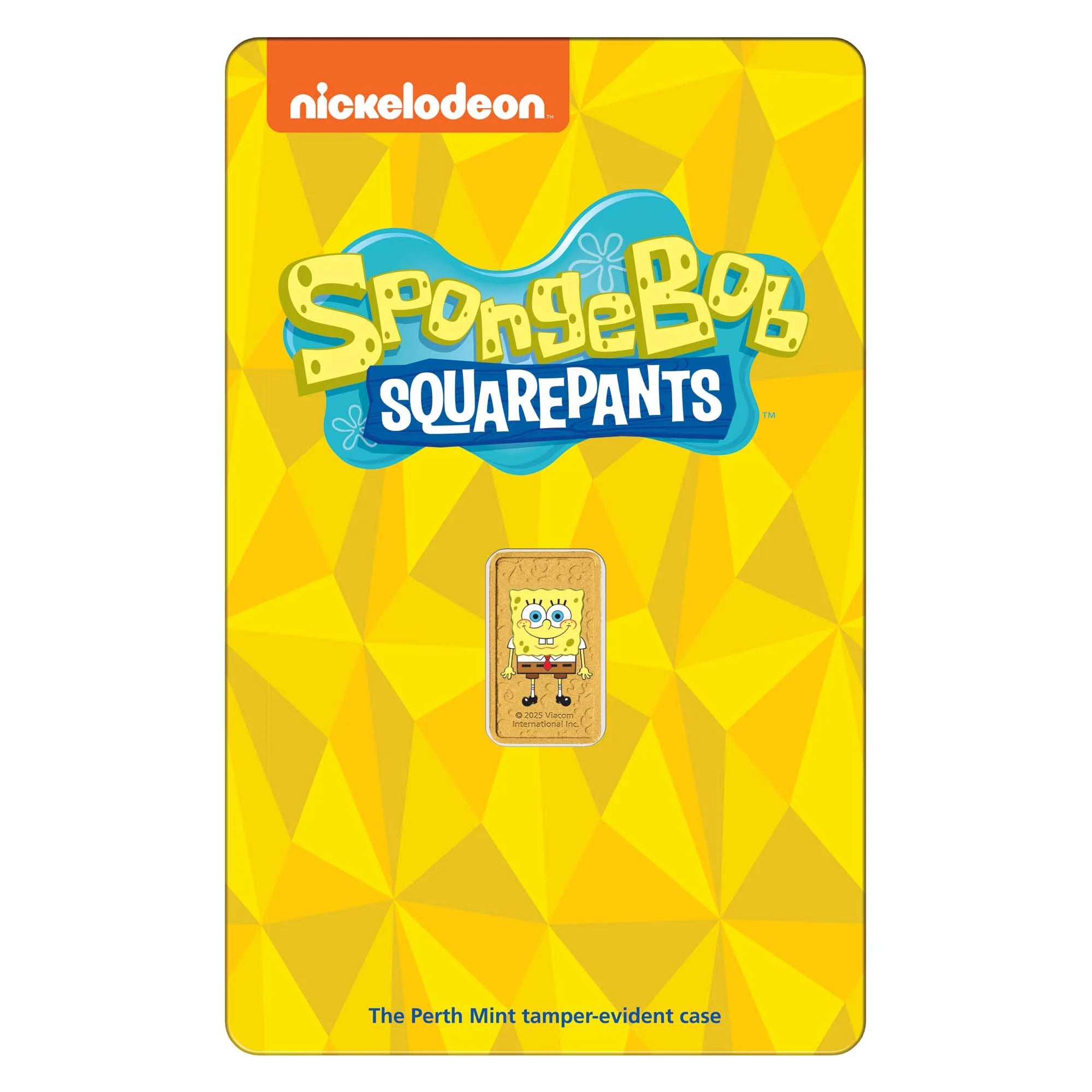 SpongeBob SquarePants 1g Gold Coloured Minted Bar