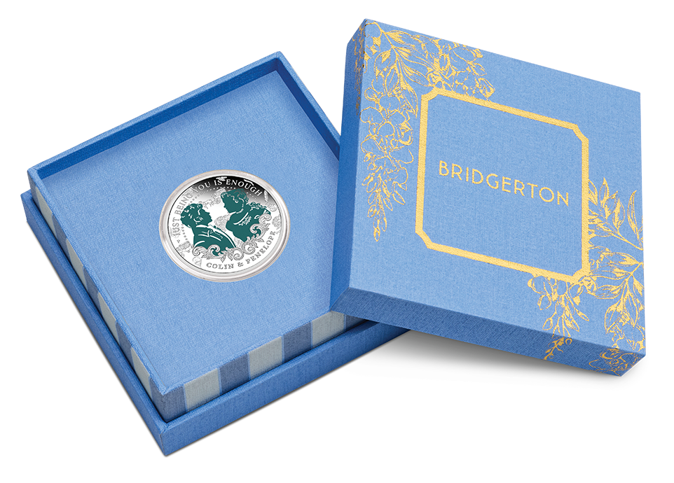 Bridgerton - Colin & Penelope 2026 1/2oz Silver Proof Coloured Coin