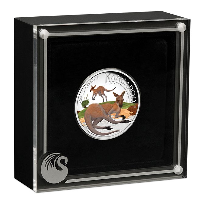 Australian Kangaroo 2025 1oz Silver Proof High Relief Coin