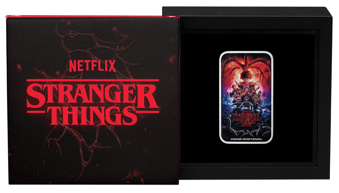 Stranger Things - Season 2 2026 1oz Silver Coloured Rectangular Coin